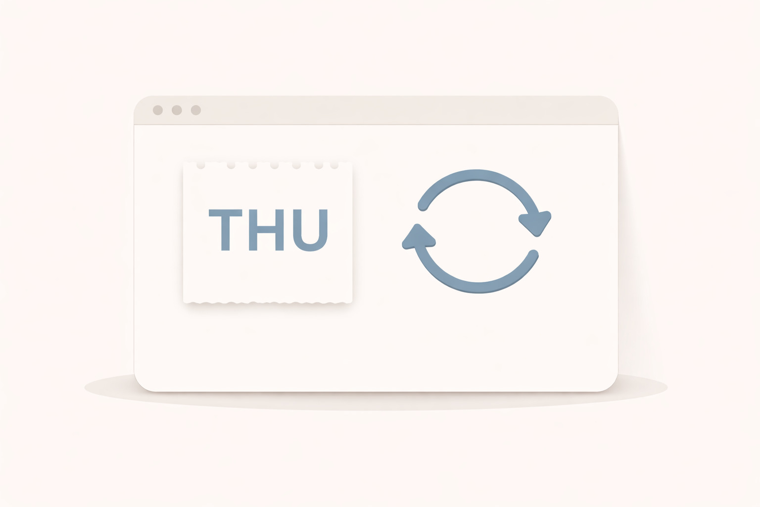 Restart your browser every Thursday morning